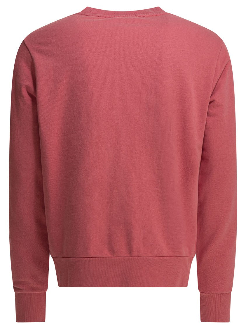 Polo Ralph Lauren Relaxed Fit Cotton Sweatshirt With Ribbed Details