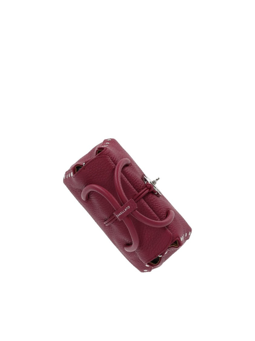 Zanellato Srl Damasco Centauro Textured Leather Shoulder Bag