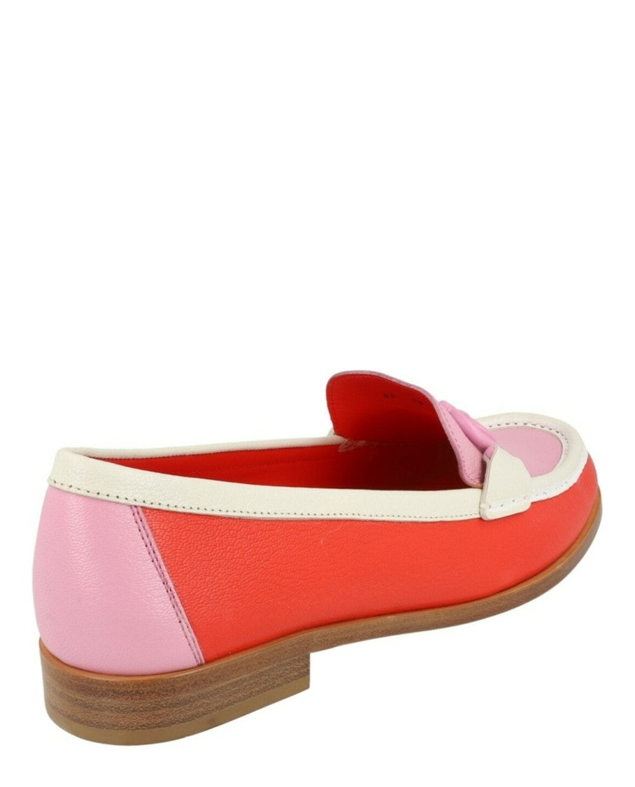 Ferragamo Rolo Gancini Leather Loafers