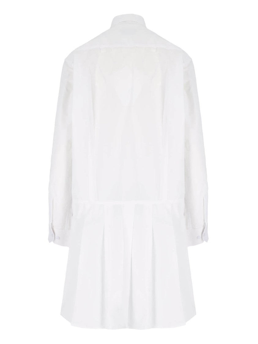 Hodakova Tennis Frill' Shirt Dress – White
