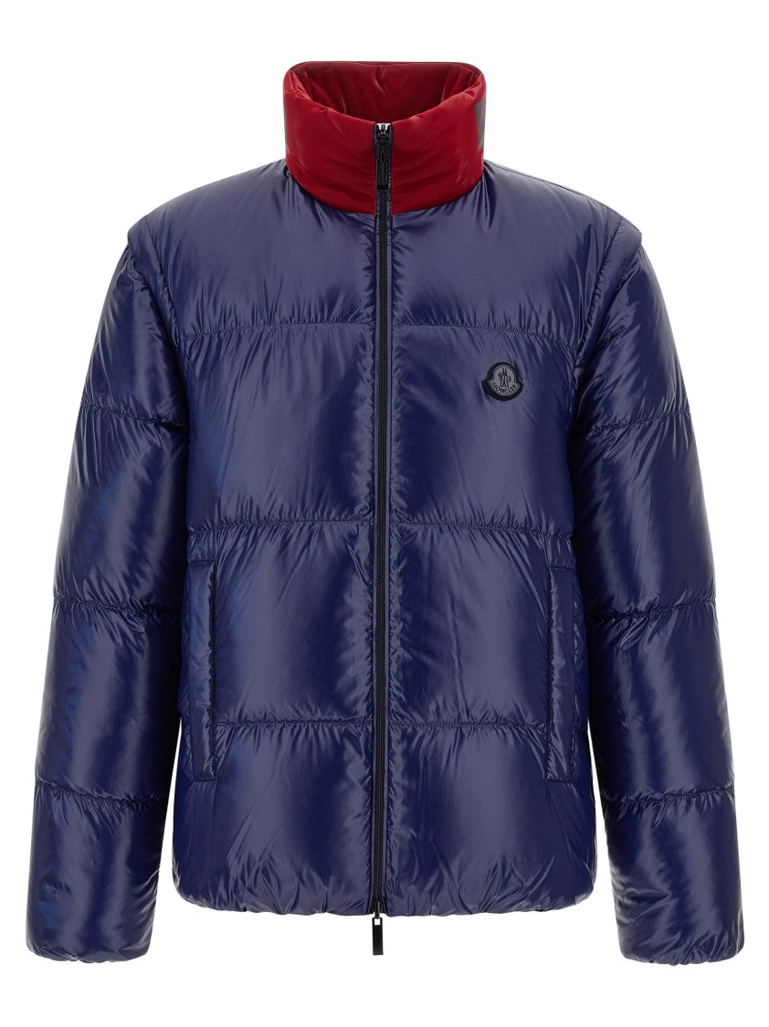 Moncler Genius Reversible Padded Down Jacket With High Neck And Bold Prints