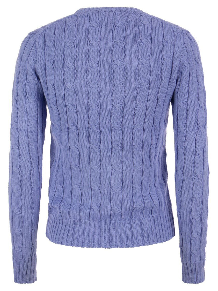 Polo Ralph Lauren Slim-Fit Cable Knit Sweater