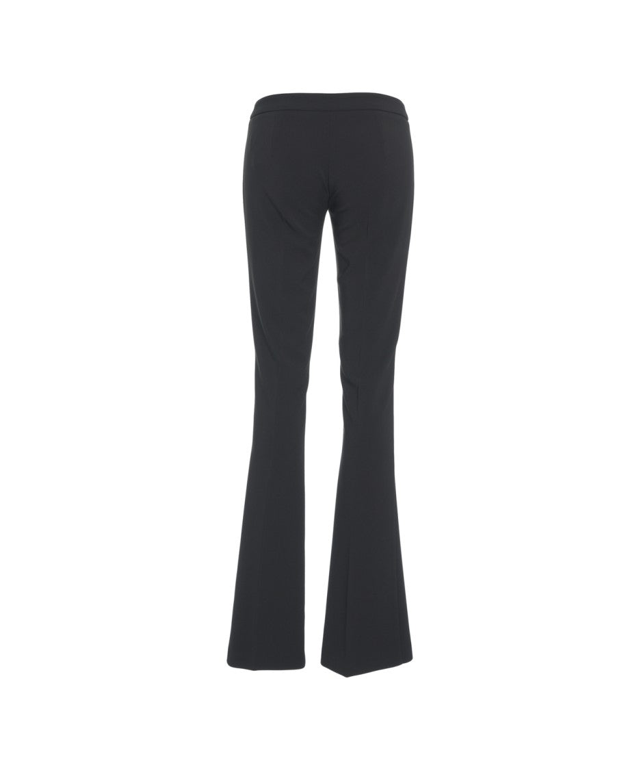 Elisabetta Franchi Flared Wide-Leg Trousers With Streamlined Design