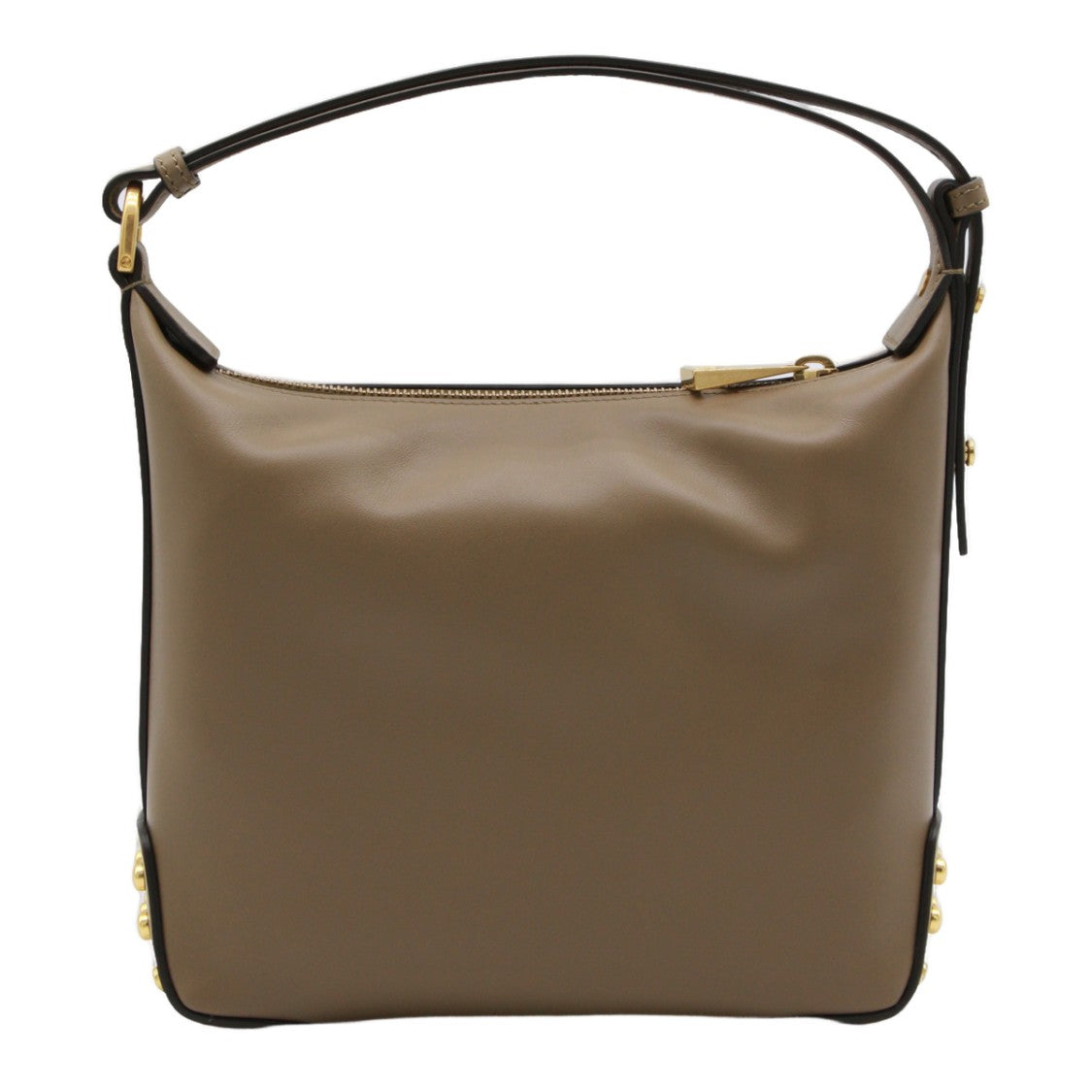 Tod's Structured Medium Handbag With Gold-Stud Embellishments
