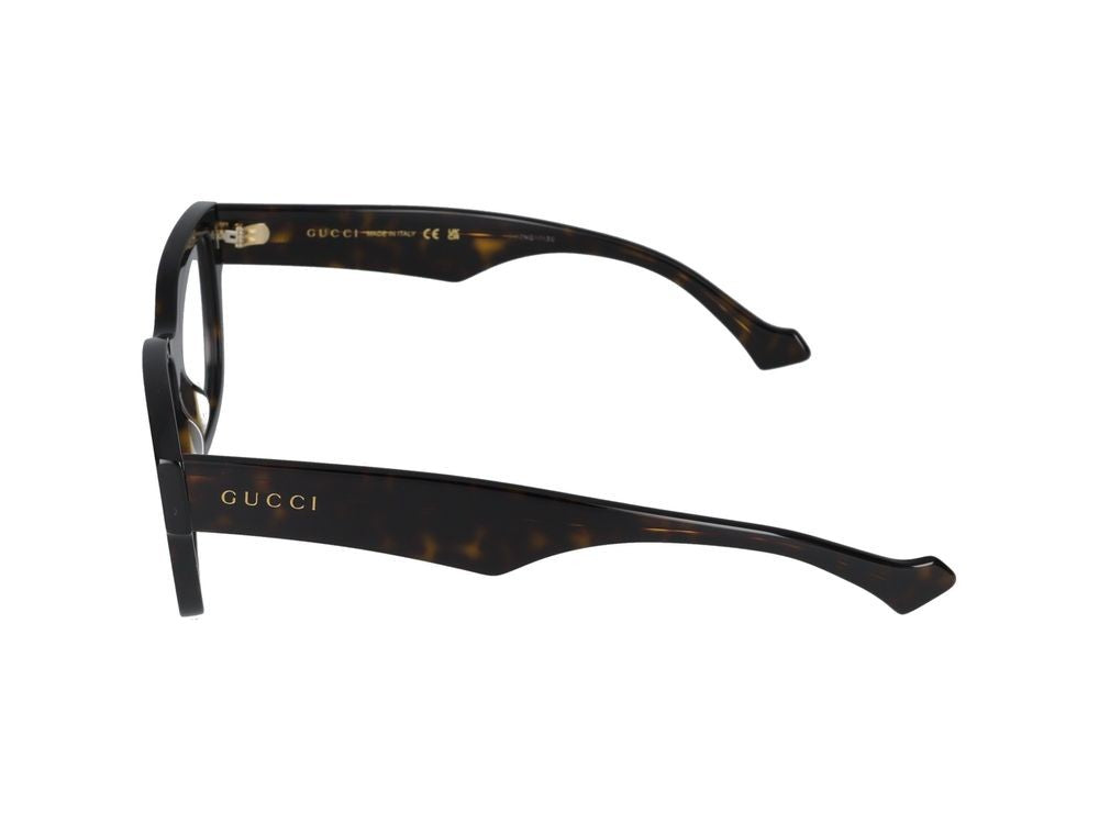 Gucci Eyeglasses Gg1428o 005 Havana Havana Transparent 55/16/145