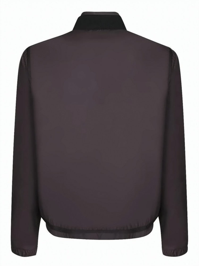 Moncler Polyester Casual Jacket With Stand-Up Collar
