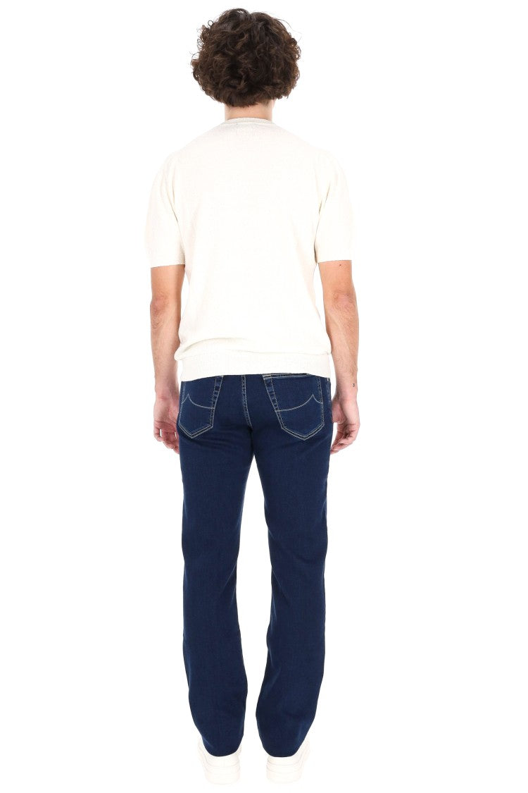 Drumohr Cream Lightweight Terry Cotton-Blend T-Shirt
