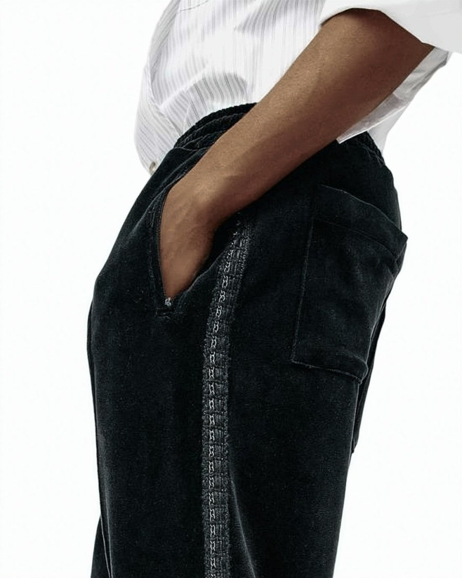 Andersson Bell Relaxed Fit Velvety Texture Pants
