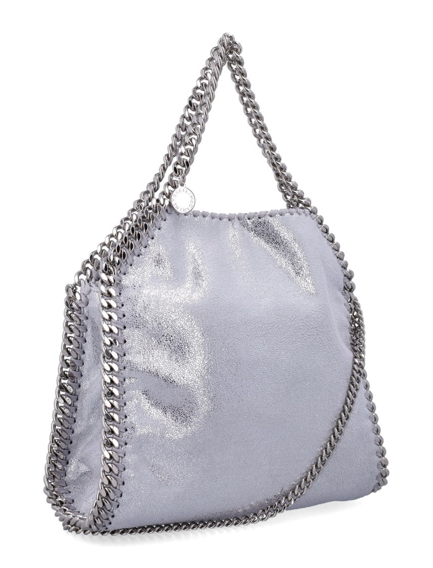 Stella Mccartney Mini Tote Falabella Eco Shiny Dotted Cha Tote Bag