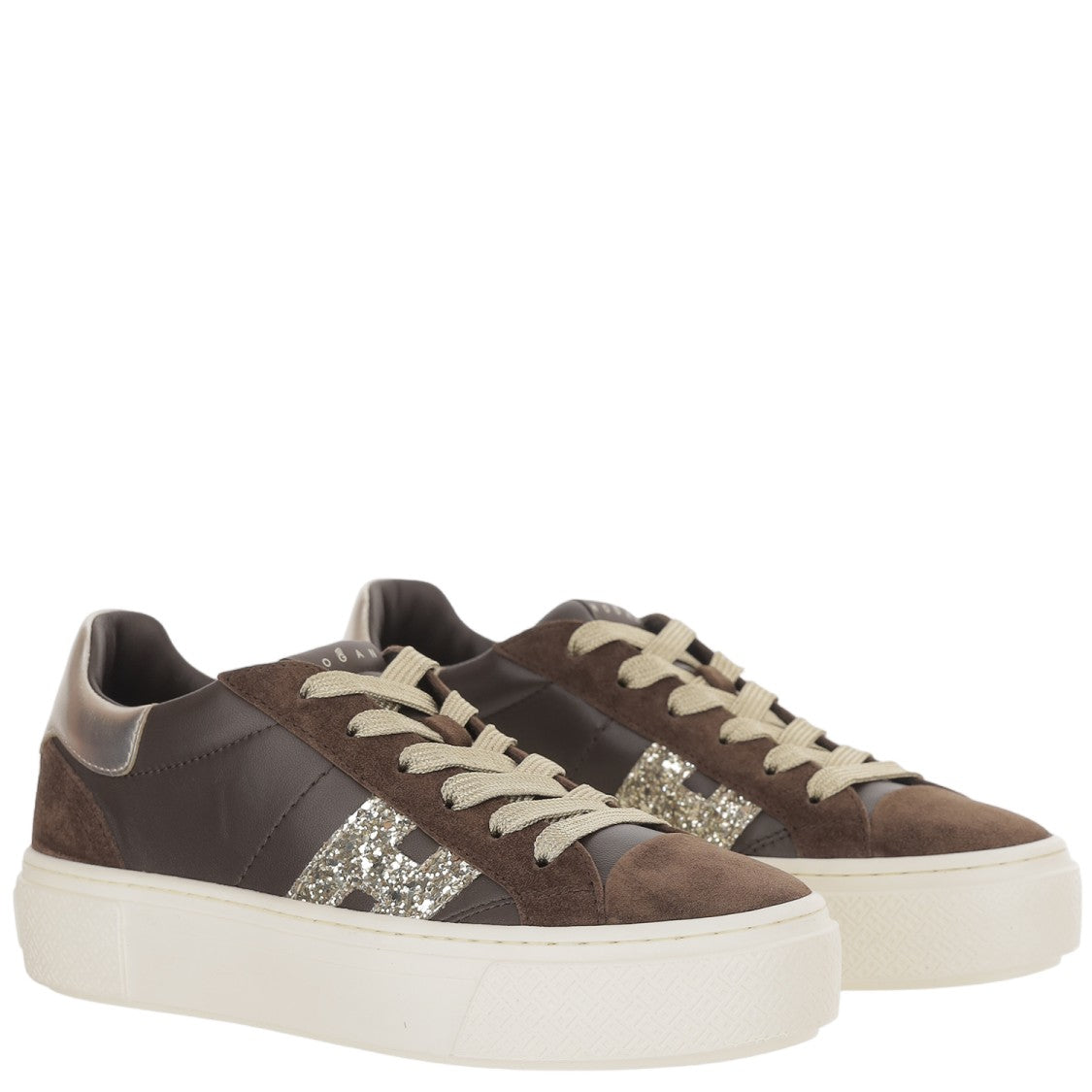 Hogan Crosswind Sneakers With Nappa Leather And Suede Accents