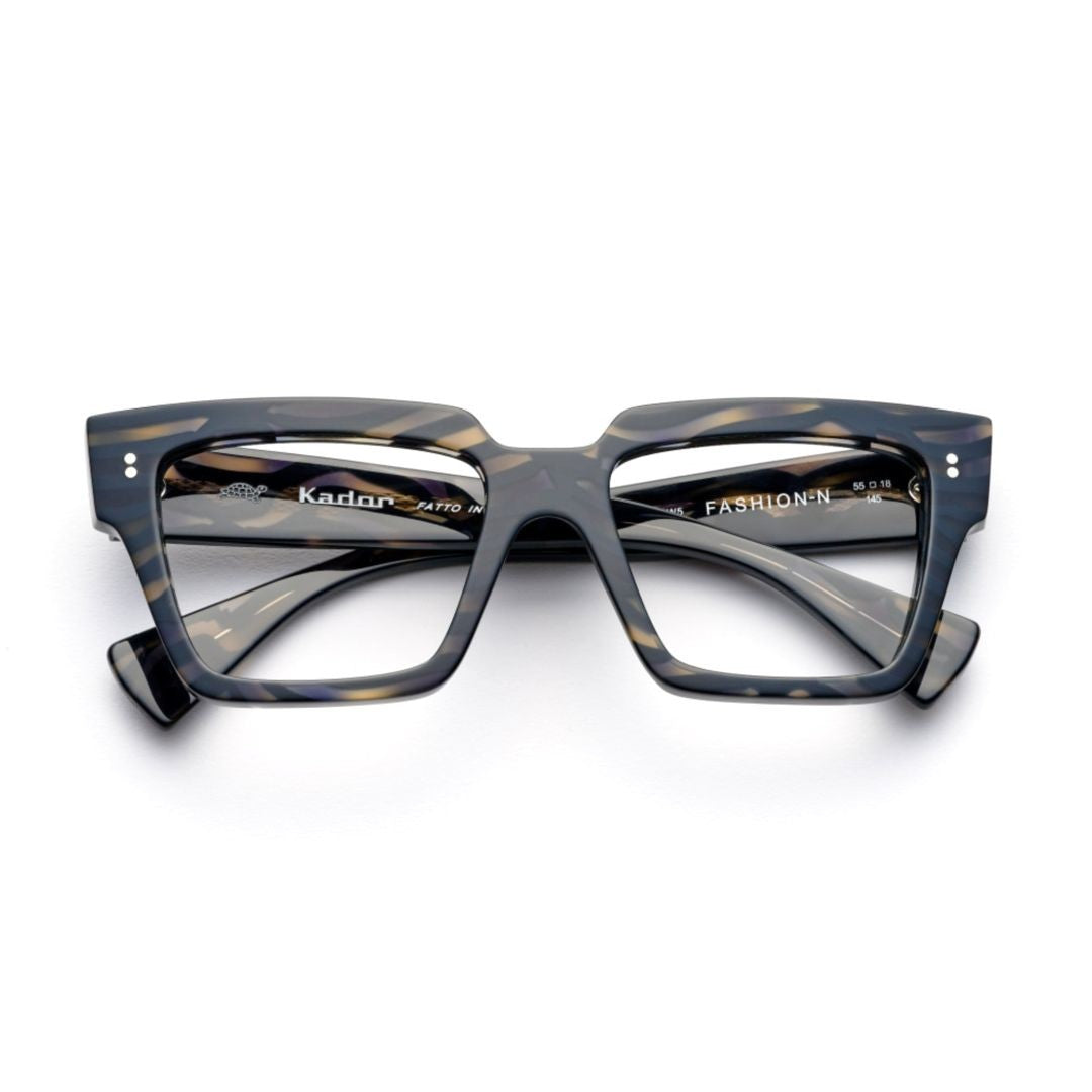 Kador Fashion/N Oversized Tortoiseshell Sunglasses With Metallic Accents