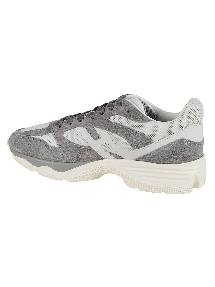 Hogan Grey Sneakers With Suede