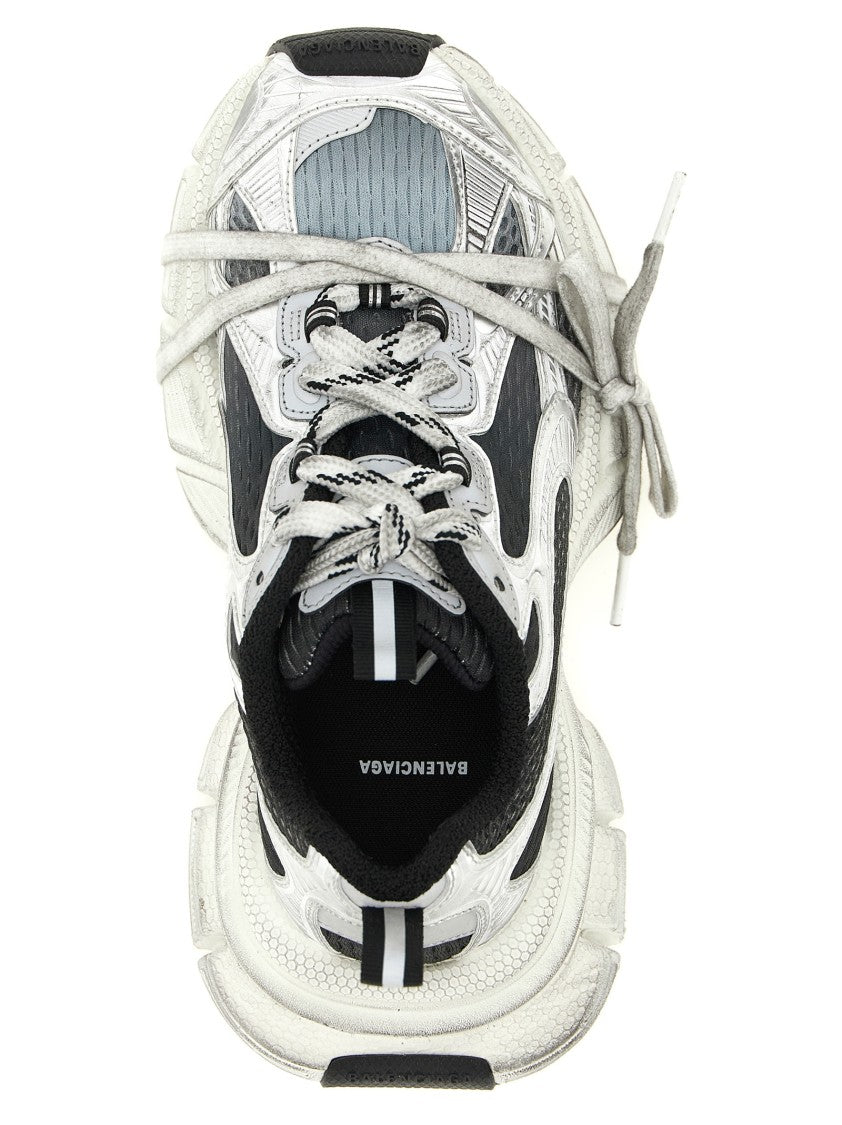 Balenciaga Chunky Used-Effect Sneakers With Embossed Detailing