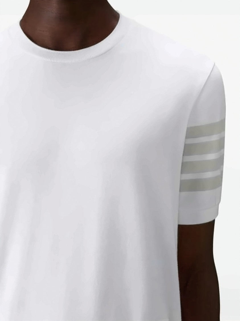 Thom Browne Cotton Jersey Crew Neck T-Shirt