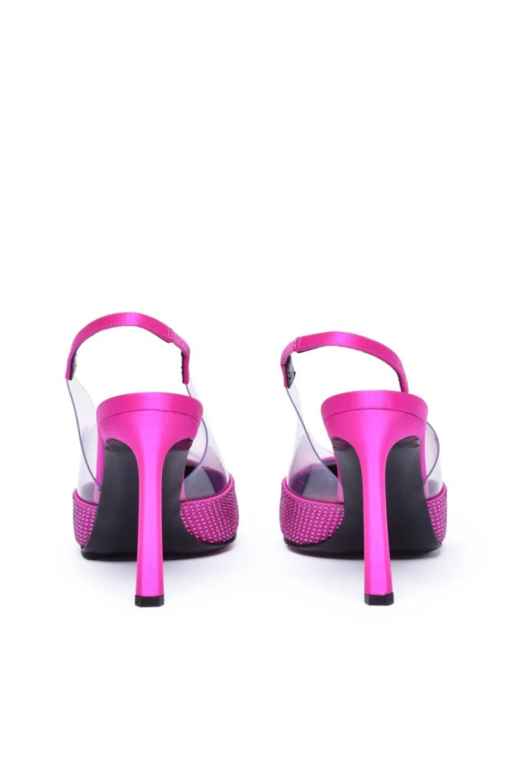 Evangelie Smyrniotaki X S.Rossi Chanel Strass Pumps - Fuchsia