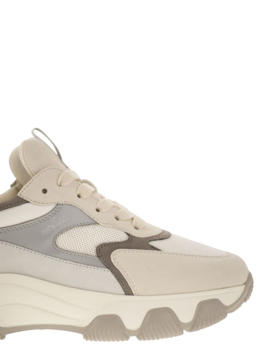 Hogan Hyperactive - Leather And Fabric Trainers