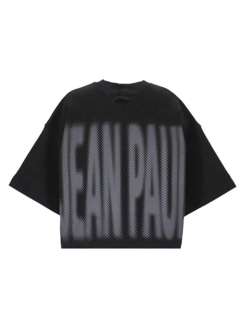 Jean Paul Gaultier Black Logo Cropped T-Shirt