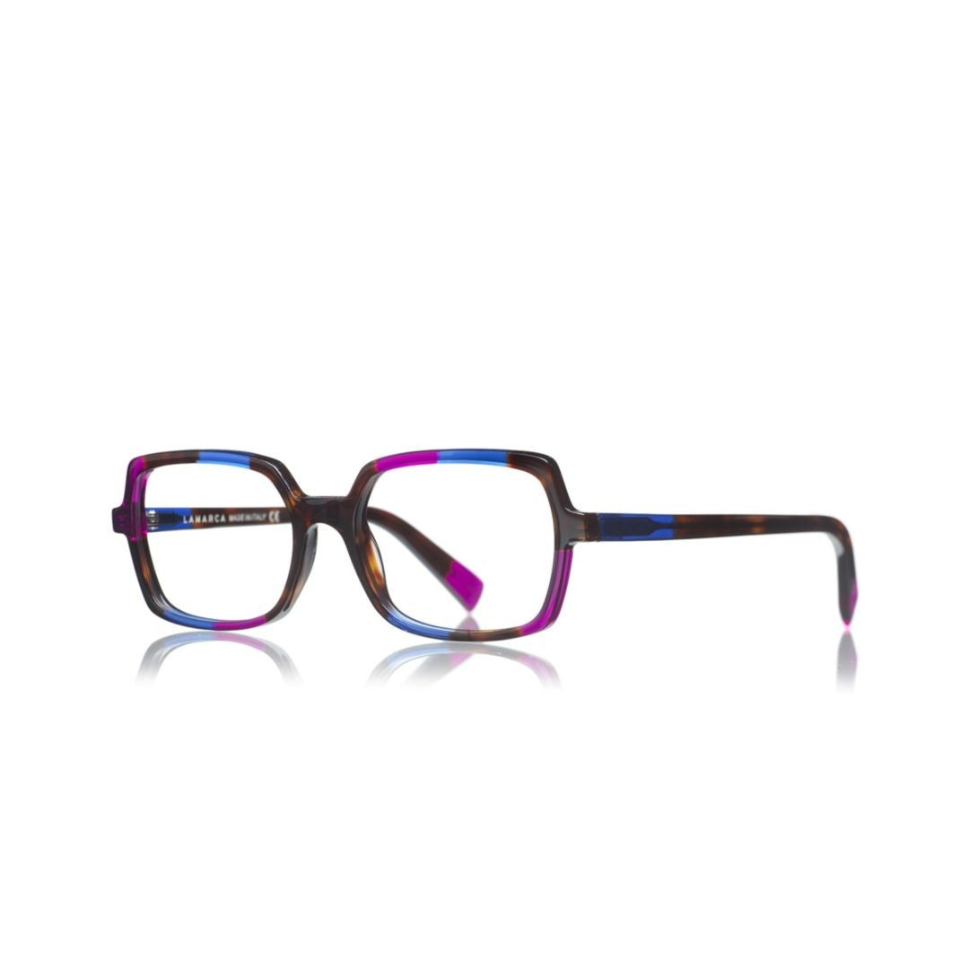 Lamarca Mosaico 175 Square Mosaic Frame Eyeglasses With Vibrant Accents