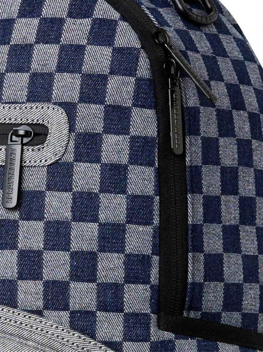 Sprayground Warp & Weft Backpack With Shark Mouth Design