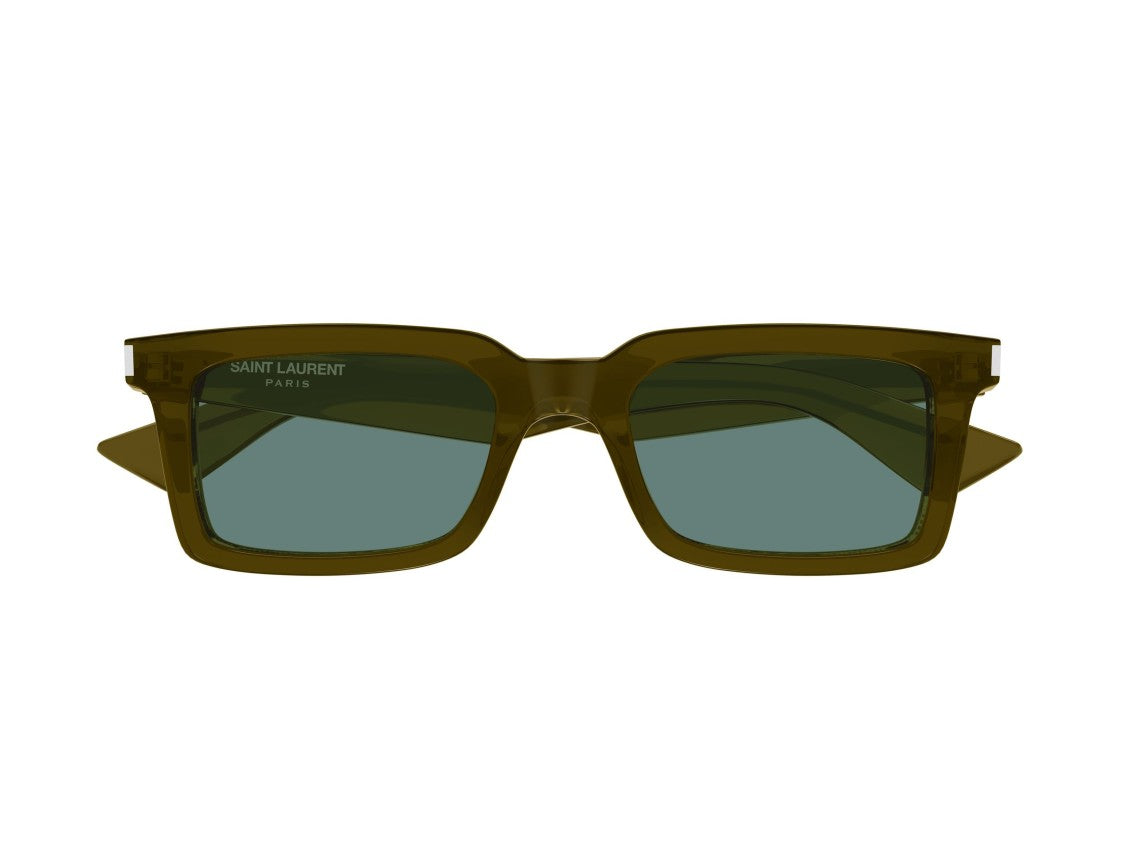Saint Laurent Sl 860 Metallic Accent Acetate Square Sunglasses