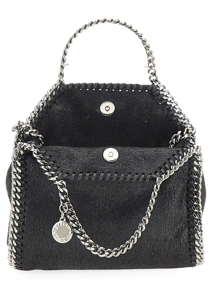 Stella Mccartney Textured Black Shoulder Bag