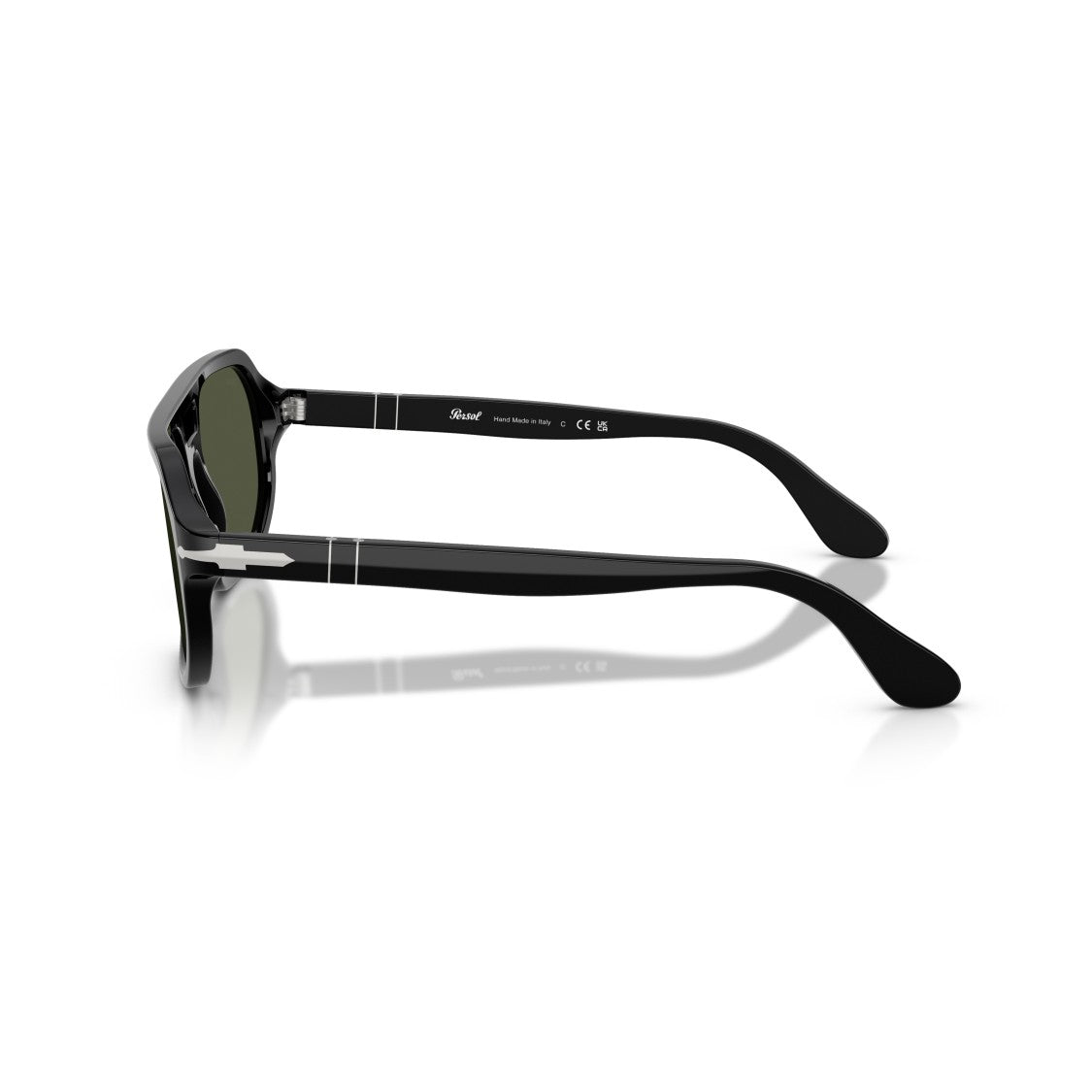 Persol 0Po3393s Rectangular Acetate Sunglasses With Double Bridge Design