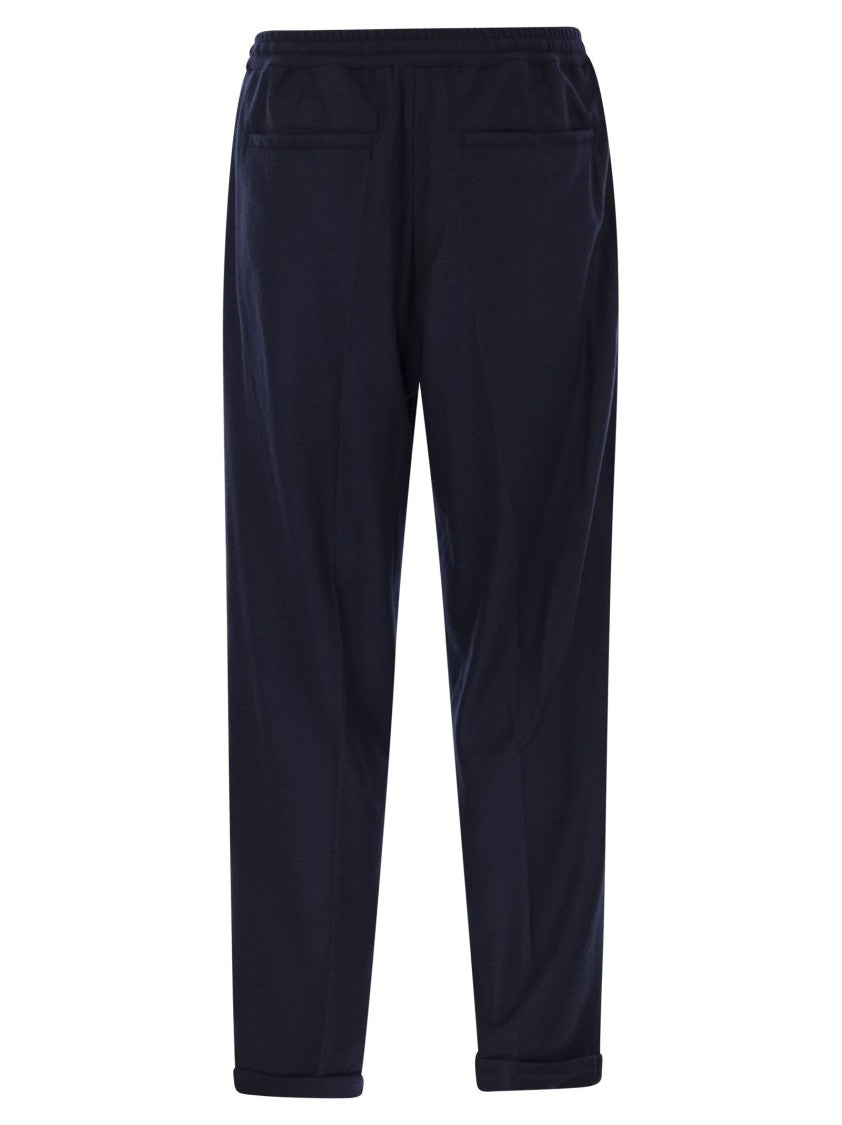 Fedeli Harvard - Soft Cashmere Flannel Trousers