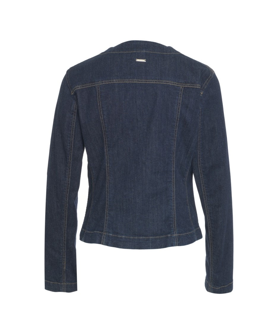 Liu Jo Classic Denim Jacket With Gold Accents