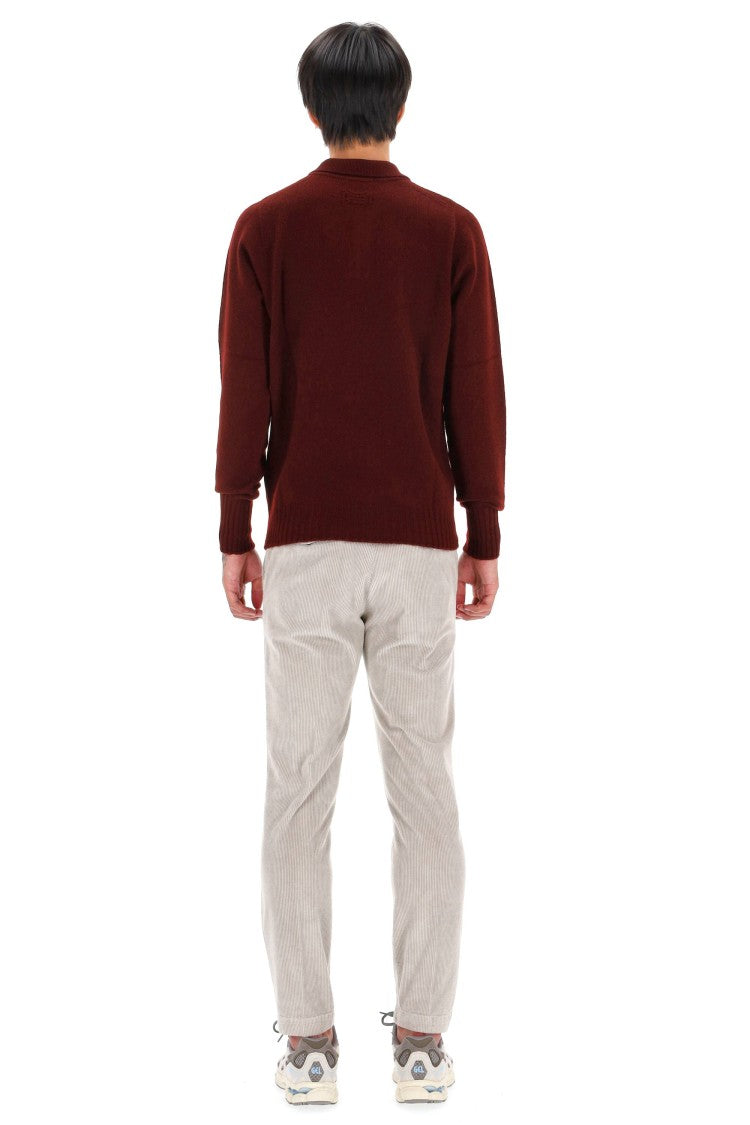 Drumohr Lambswool Knit Polo-Shirt