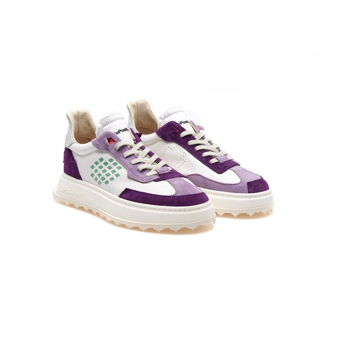 Bepositive Cuprace Wing - Leather + Suede Sneakers