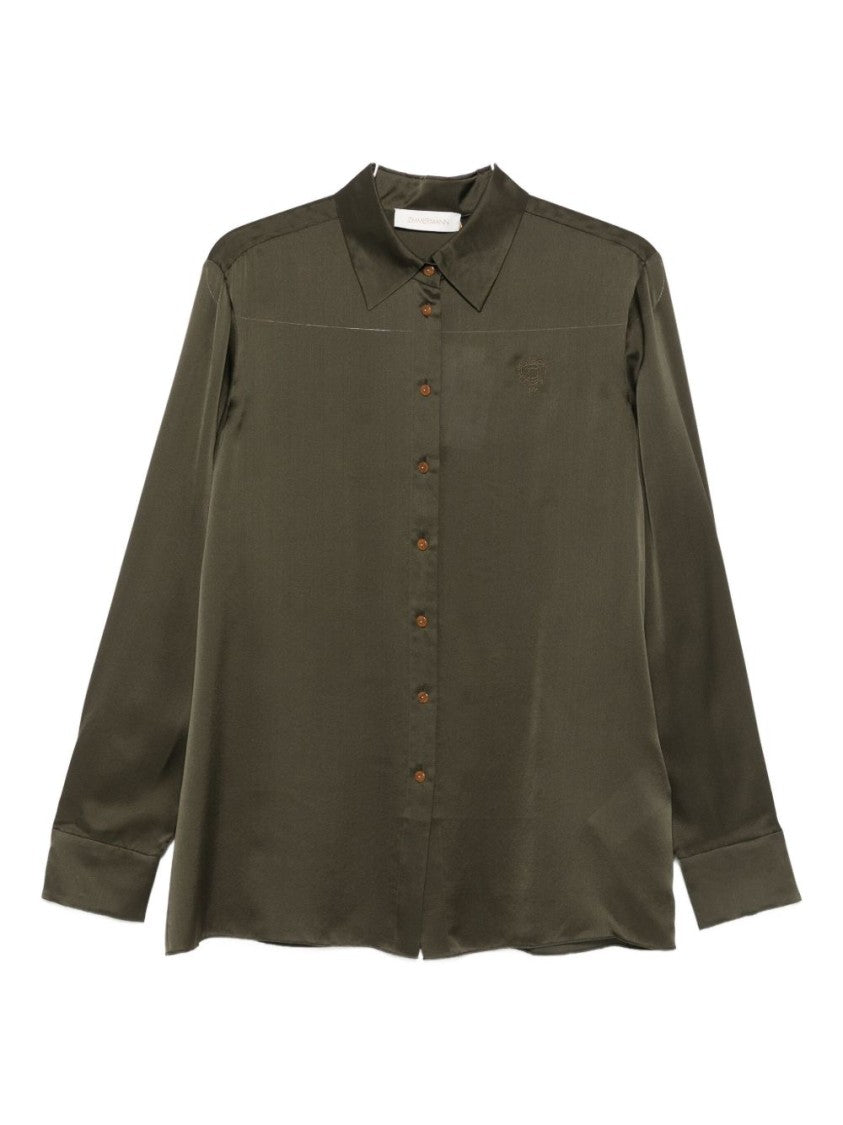 Zimmermann Silk Shirt With Classic Collar