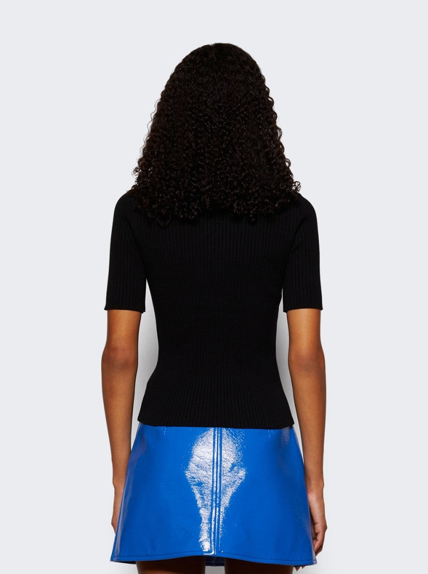 Courrèges Reedition Knited Top Black