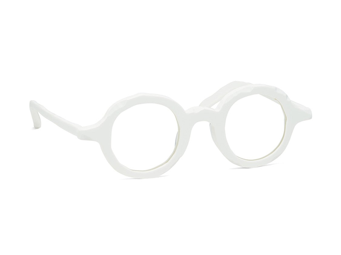 Masahiro Maruyama Glossy Black Mm-0067 Round Acetate Eyeglasses