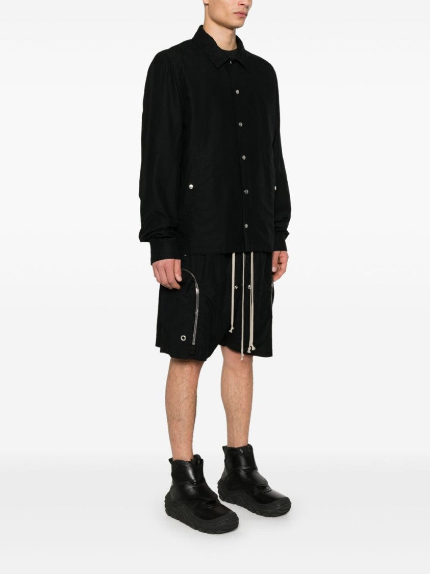 Drkshdw Front Press-Stud Fastening Black Jacket