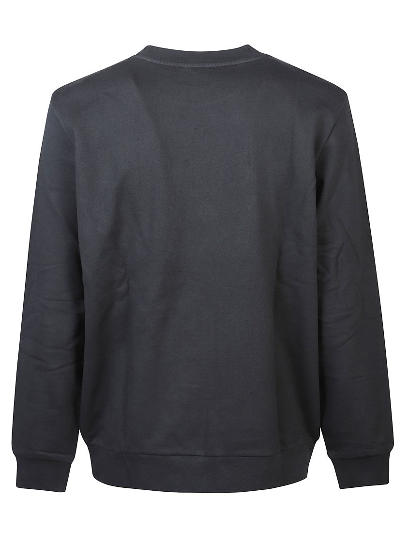 A.P.C. Black Minimalist Logo Cotton Sweatshirt