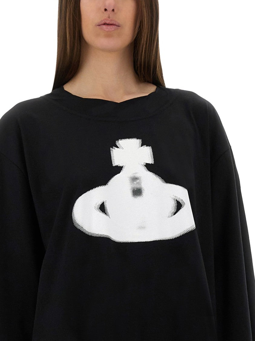 Vivienne Westwood "Halftone Orb Isla" T-Shirt Dress