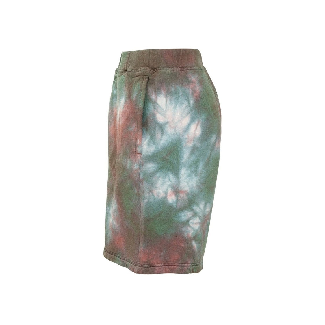 Dsquared2 Cotton Tie-Dye Shorts With Elastic Waist