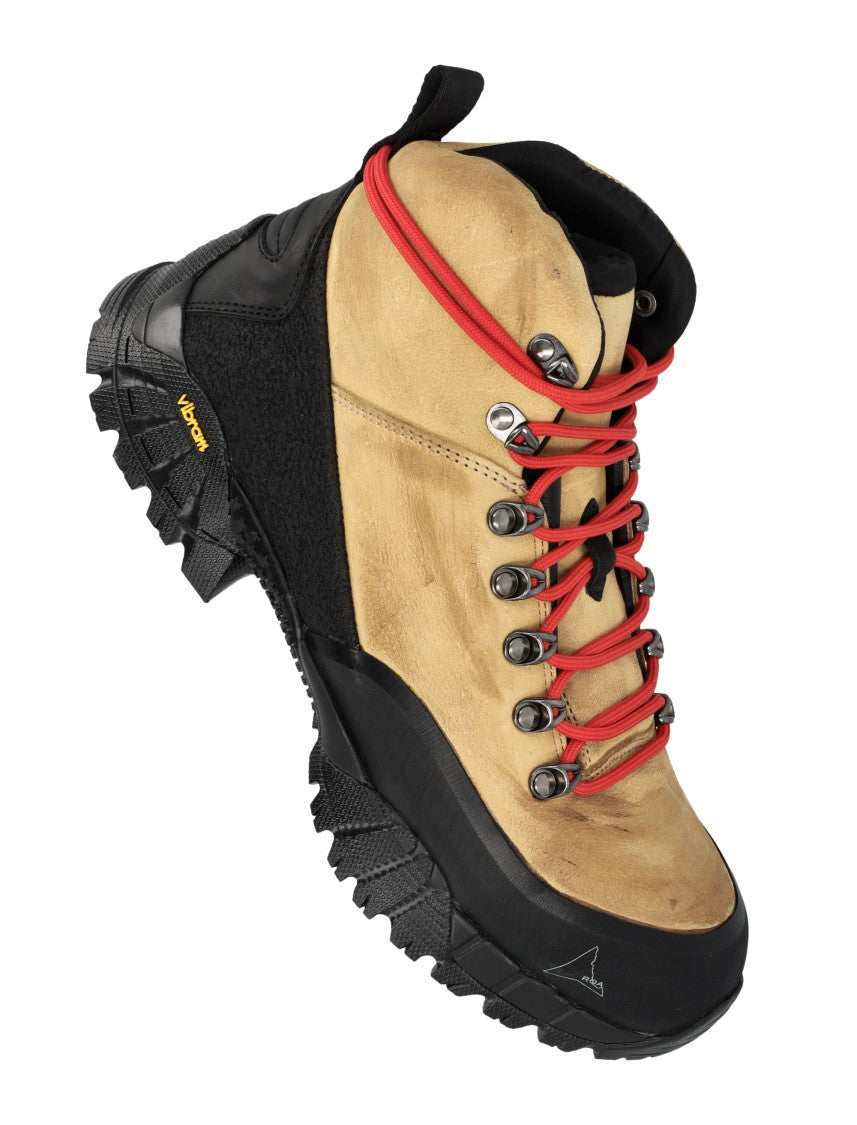 Roa Andreas Mid-Top Tan Suede Boots