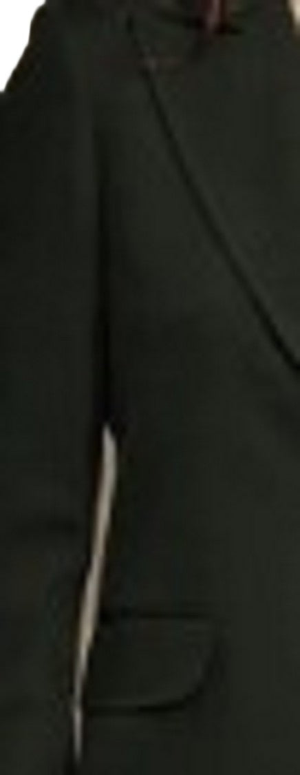 White Wise White Polyester Elastic Slim Fit Suit