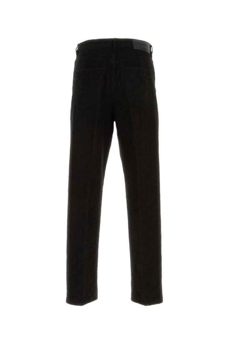 Salvatore Ferragamo Black Cotton Pant
