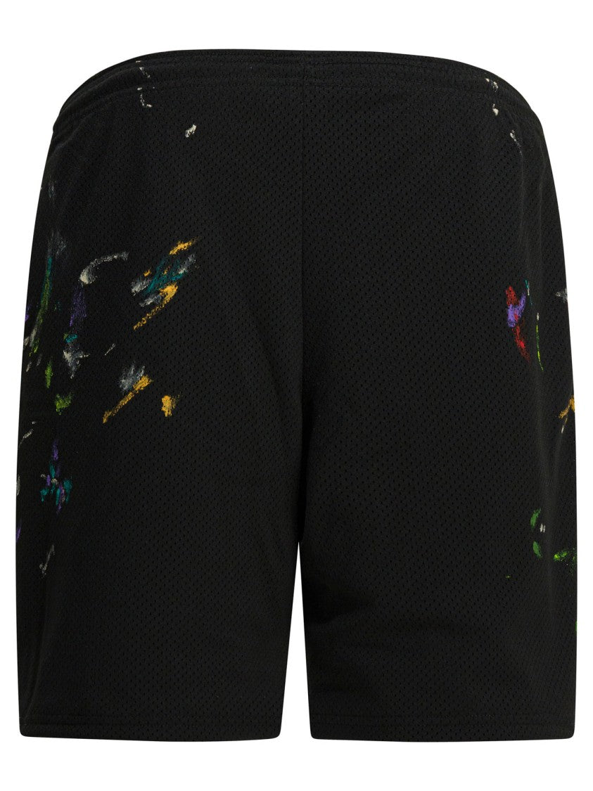 Gallery Dept. Bermuda Shorts With Artistic Paint Splatter