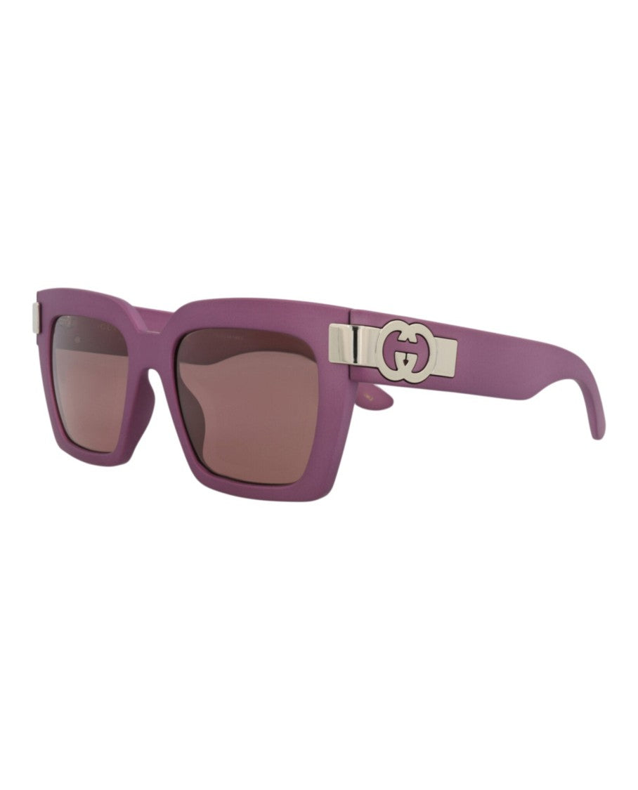 Gucci Square-Frame Injection Sunglasses