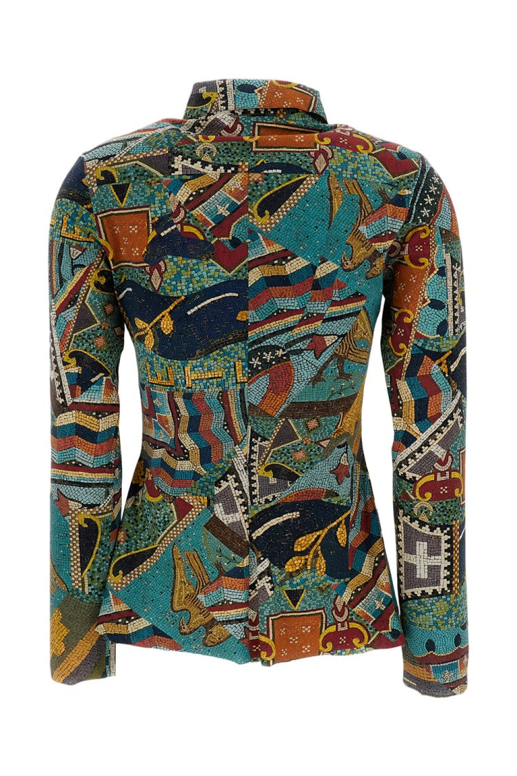 Irie' Multicolour Button-Down Shirt With Classic Collar