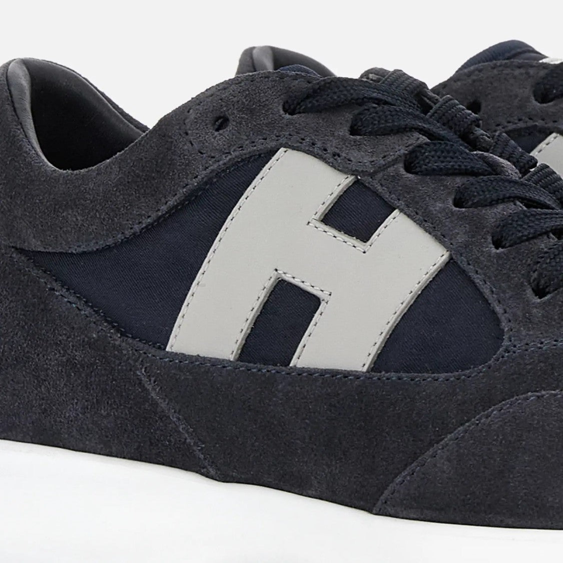 Hogan Interactive Lace-Up Sneakers In Calfskin