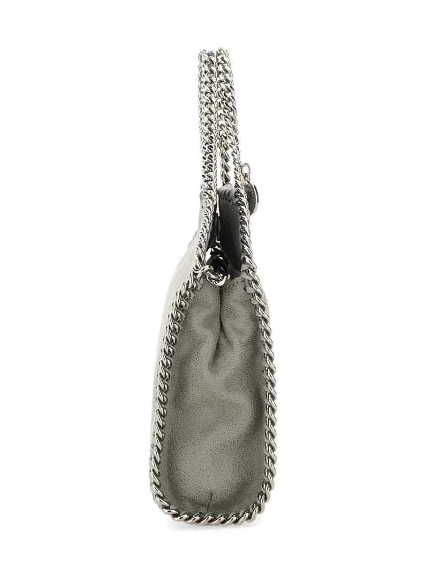 Stella Mccartney Falabella Tiny Silver Chain Tote Bag