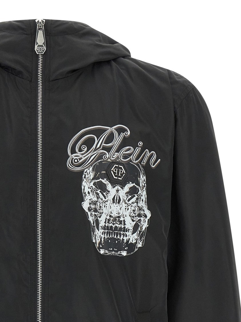Philipp Plein 'Glass Skull' Anorak