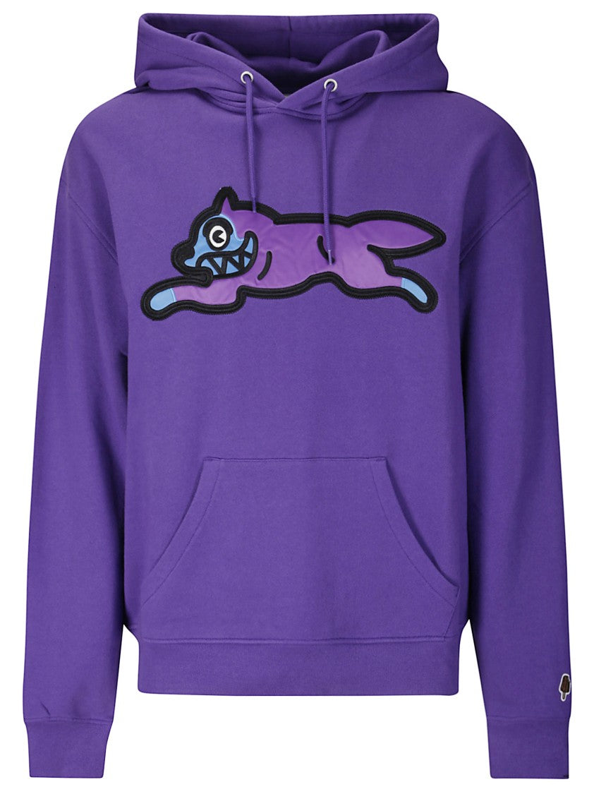 Icecream Satin Running Dog Popover Sweatshirt