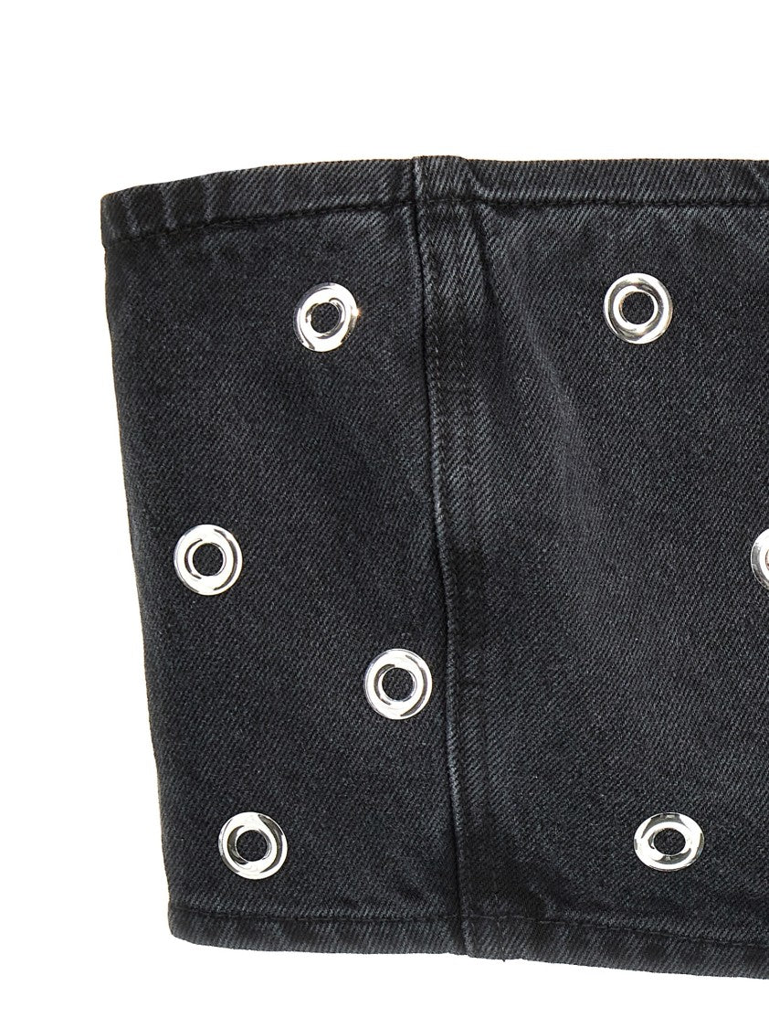 Rotate Birger Christensen Studded Denim' Top