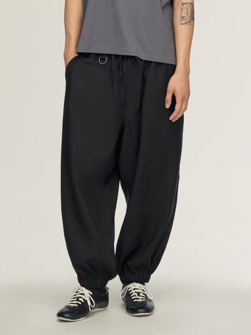 Y-3 Black Cuffed Sweatpants