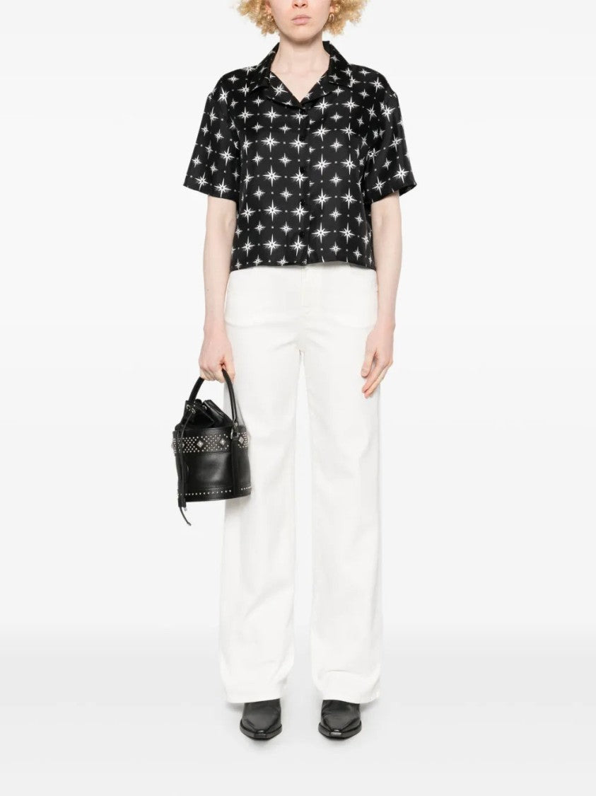 Lorena Antoniazzi White Logo-Patch Jeans